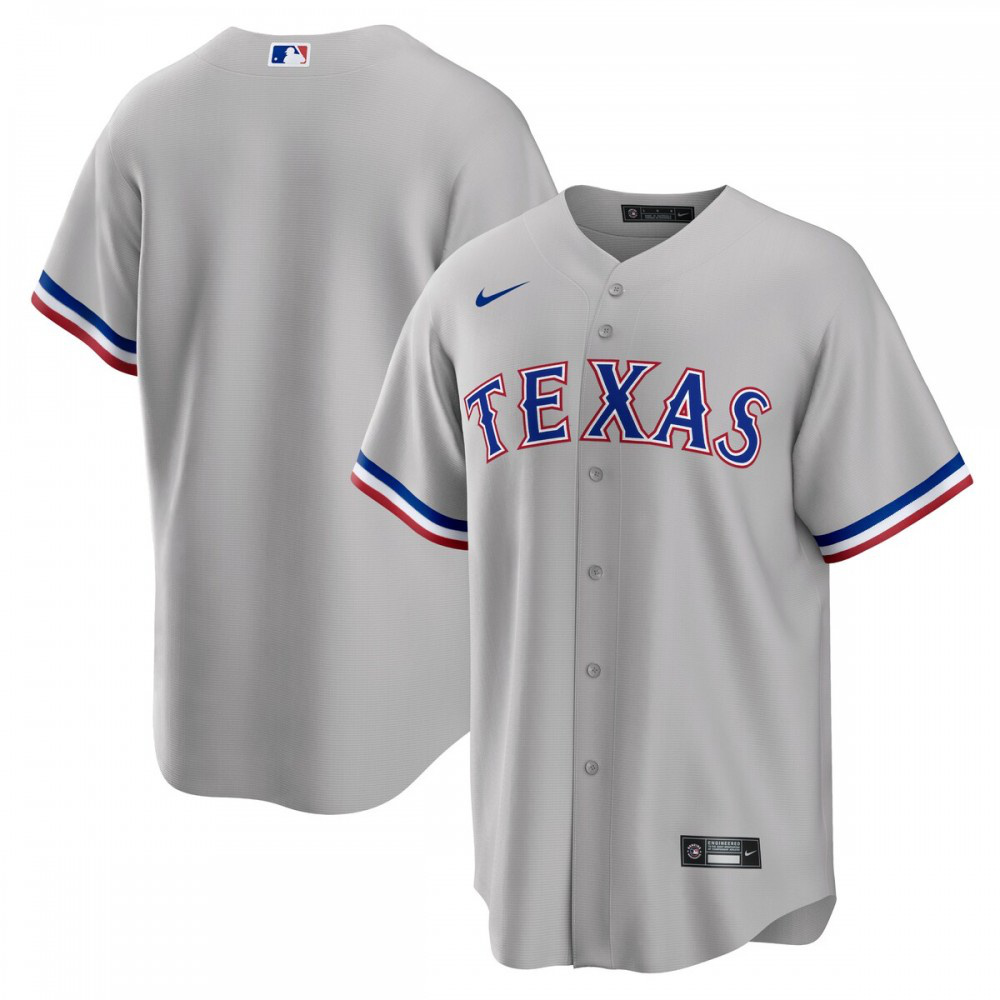 Texas Rangers Road Replica Team Jersey - Gray-Pro Kit Vault | Brand New 26/27 Sports Jerseys